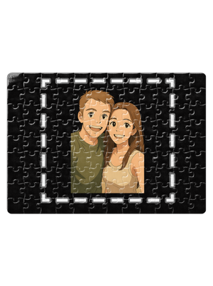 Ghibli efekt z vlastní fotky puzzle White