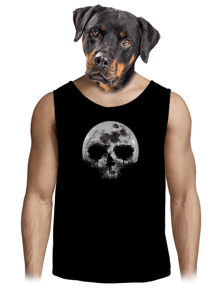 Smrtící úplněk pánské tílko Black