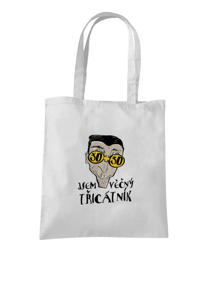 Věčný třicátník taška White