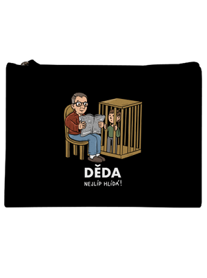 Děda hlídá taštička Black