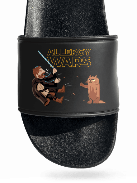 Allergy Wars pantofle Black