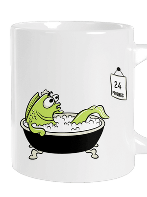 Poslední koupel velký hrnek White