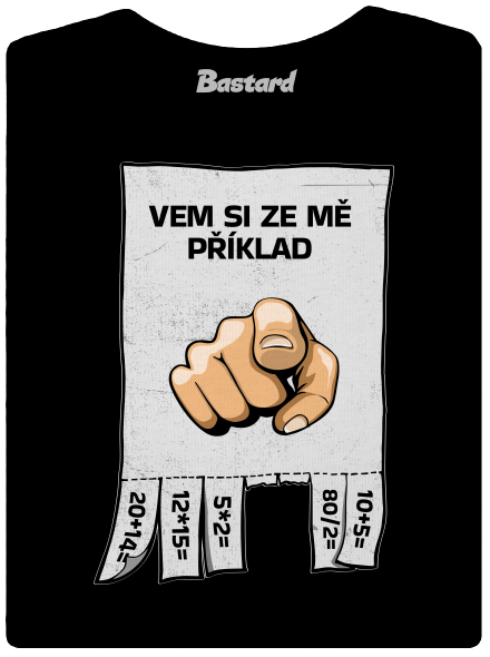 Vem si ze mě příklad dámské tričko Black