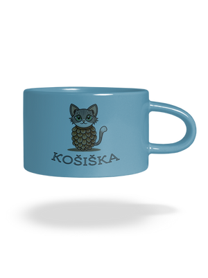 Košiška hrnek makronka Blue Macaron