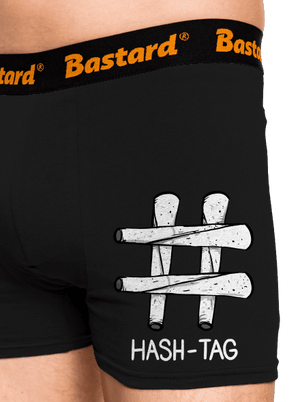Hash tag boxerky Black
