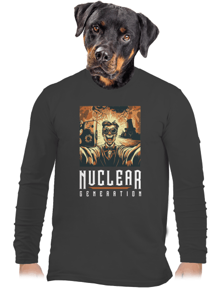 Nuclear generation pánské dlouhý rukáv Dark Grey