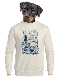 unisex mikina bez kapuce