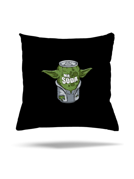 Mr. Soda polštář Black