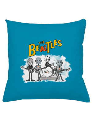 AI Beatles polštář Blue Turquoise