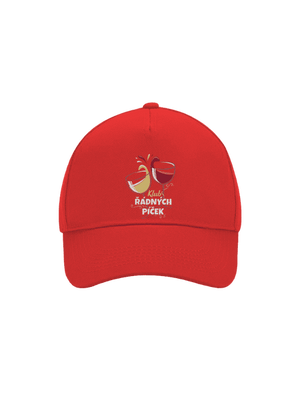 Klub řádných píček kšiltovka baseballka Classic Red