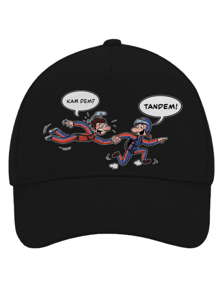 Tandem kšiltovka baseballka Black