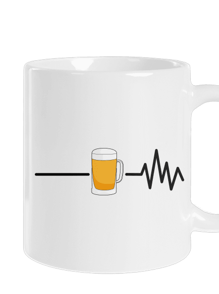 Beer help klasický hrnek White