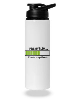 Přemýšlím lahev na vodu White