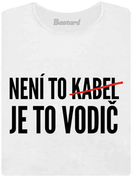 Je to vodič dámské tričko s lemem White