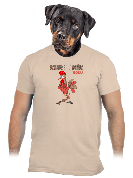 Kur(ev)ník roku pánské tričko Sand