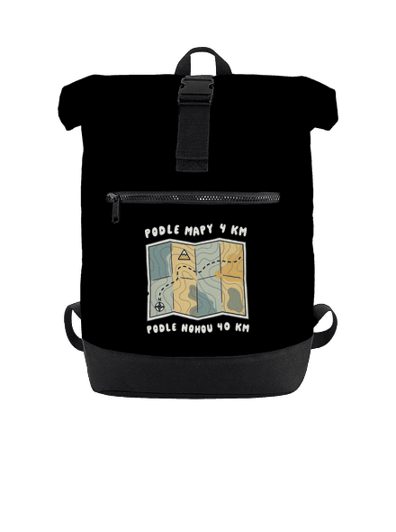 Podle mapy 4 km batoh Black
