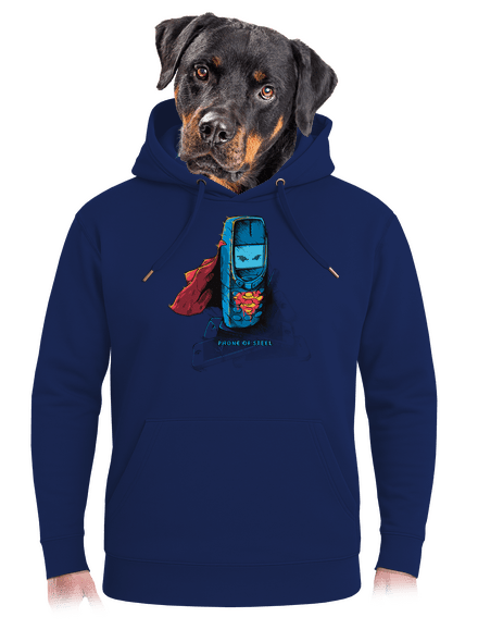 Mobil z oceli unisex mikina premium Navy