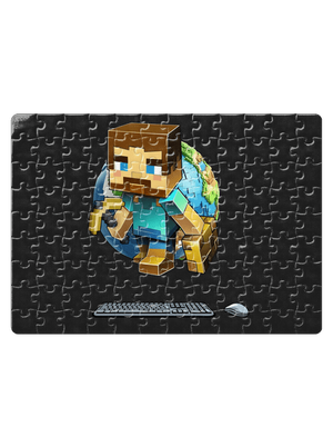 B17: Minecraft puzzle White