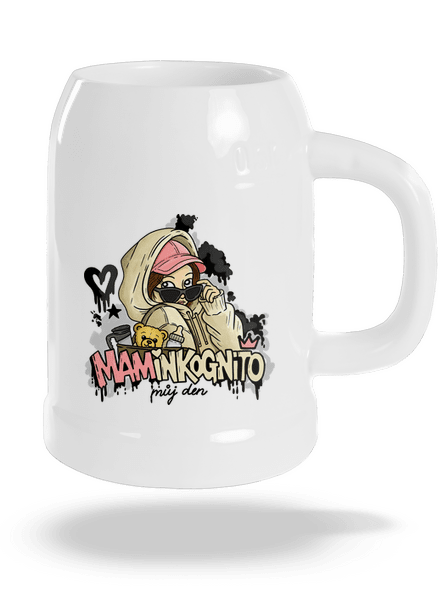 Maminkognito půllitr White