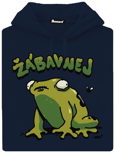 Žábavní pánská mikina klokanka Navy