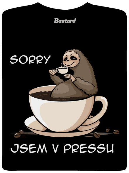 V pressu pánské dlouhý rukáv Black