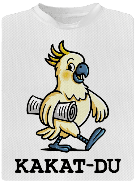 Kakat-du pánské sportovní tričko White