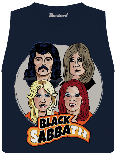 Black Abba dámské tílko volné Navy