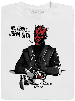Jsem sith pánské dlouhý rukáv White
