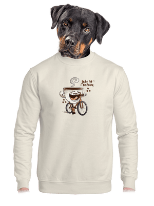 unisex mikina bez kapuce