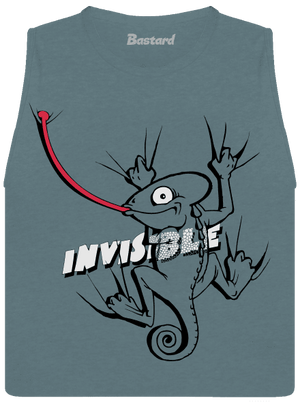 Invisible chameleon dámské tílko volné Heather Deep Teal