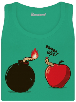 Bombovej účes dámské tílko klasické Mint Mal