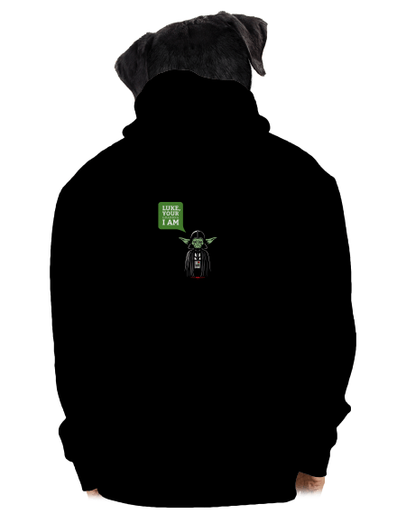Mr. Yoda: Your grandpa I am pánská mikina na zip Black