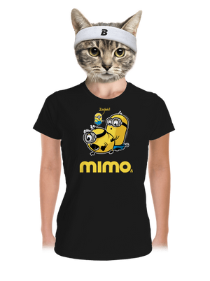 Mimo dámské sportovní tričko Black