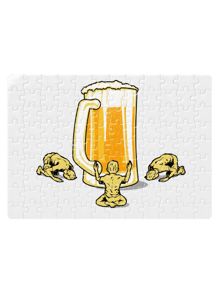 Piviště puzzle White