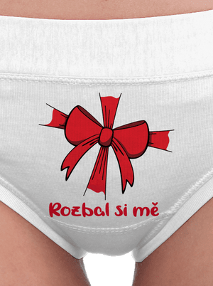Rozbal si mě dámské kalhotky White