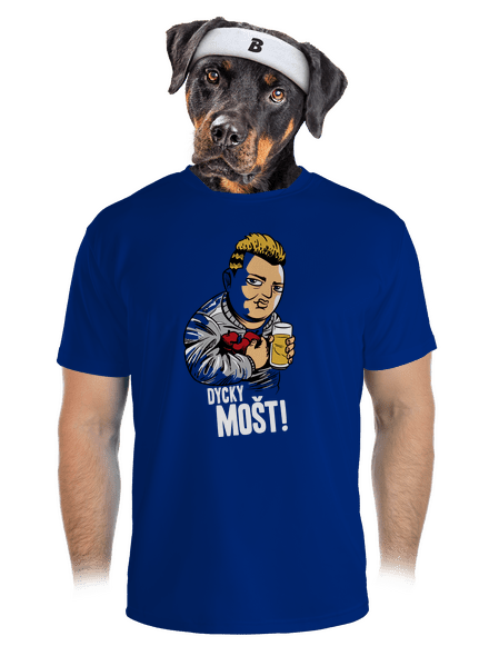 Dycky mošt pánské sportovní tričko Royal Blue Mal