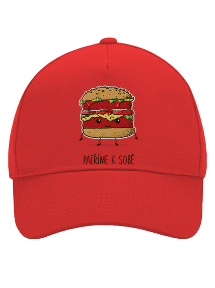 Patříme k sobě kšiltovka baseballka Classic Red