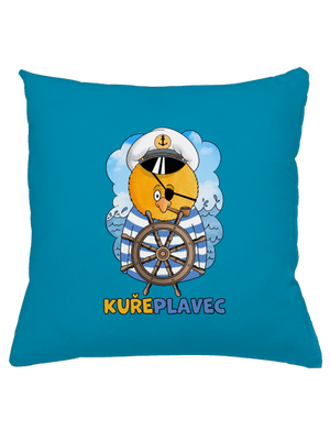 Kuřeplavec polštář Blue Turquoise