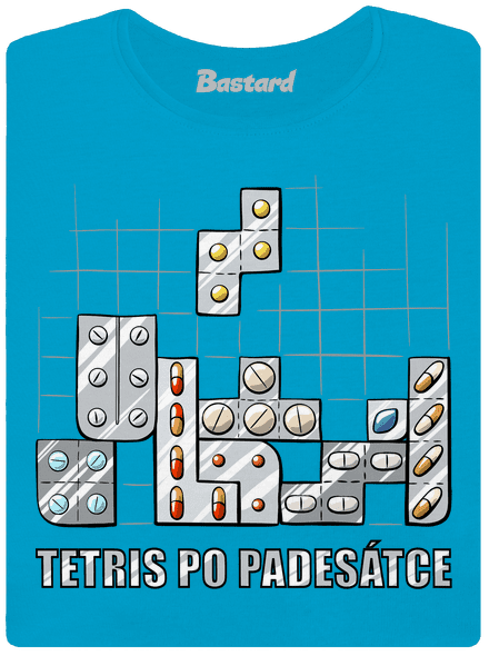 Tetris dámské tričko Blue Atol