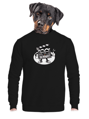 unisex mikina bez kapuce