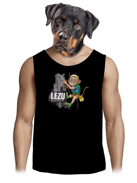Lezu na nervy pánské tílko Black