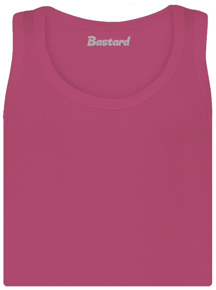 Bez potisku dámské tílko klasické Magenta