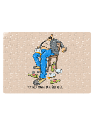 Žiju ve lži puzzle White