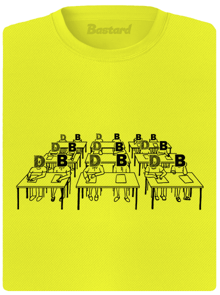 Cimrman: Debil, blbeček dámské sportovní tričko Neon Yellow
