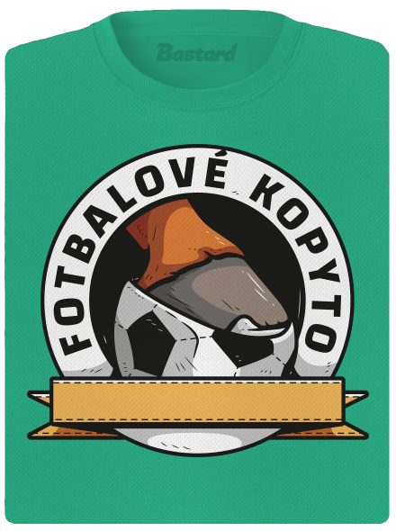 Fotbalové kopyto dámské sportovní tričko Mint Mal