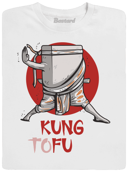 Kung Tofu pánské dlouhý rukáv White
