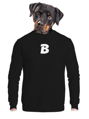 unisex mikina bez kapuce