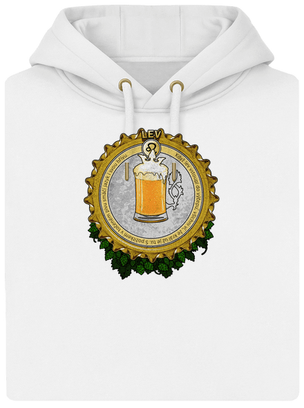 Pivní horoskop: Lev unisex mikina premium Snowwhite