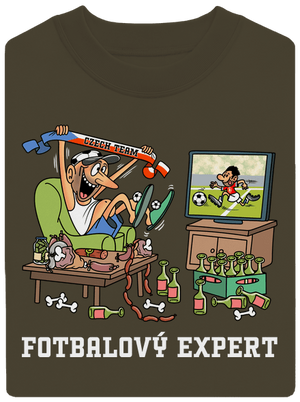 Fotbalový expert unisex mikina bez kapuce Urban Khaki