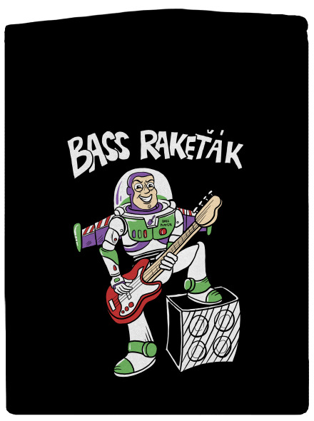 Bass Rakeťák dámská mikina na zip Black